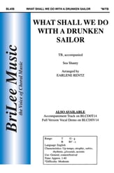 What Shall We Do with a Drunken Sailor? TB choral sheet music cover